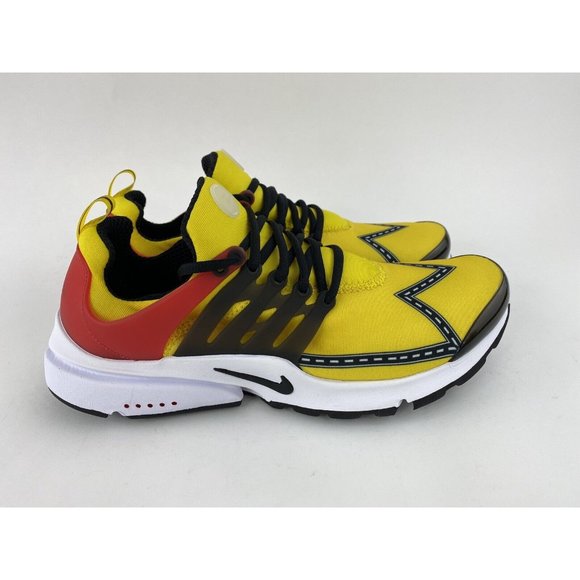 Nike Air Presto Yellow Red Men's Sneakers Shoes Road Race Black CT3550 700 - Picture 7 of 12